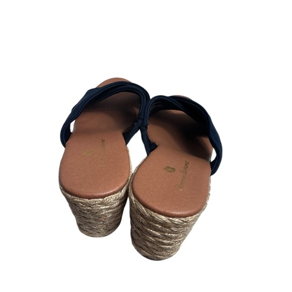 Tommy Bahama Stacy navy blue criss criss Wedge Sandals size 8 - Picture 5 of 12